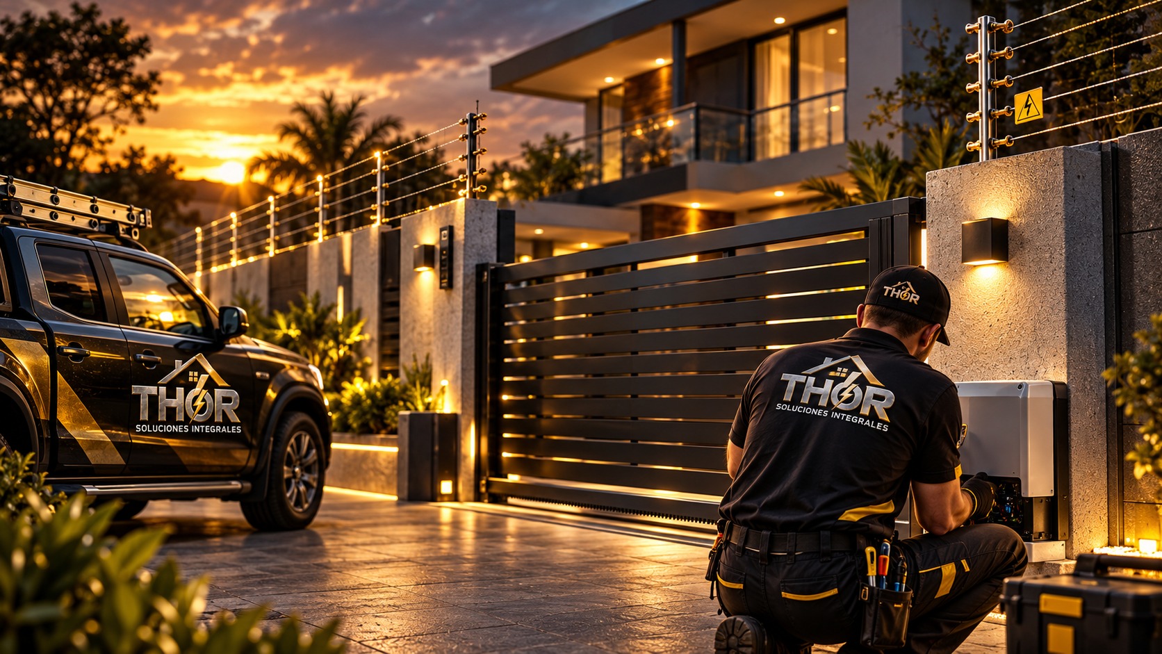 Automatización de portón y cercado eléctrico THOR