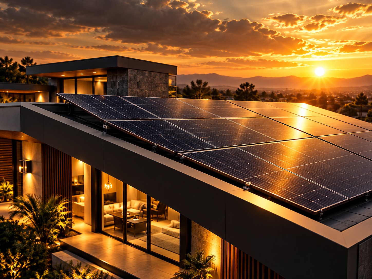 Imagen ilustrativa de paneles fotovoltaicos